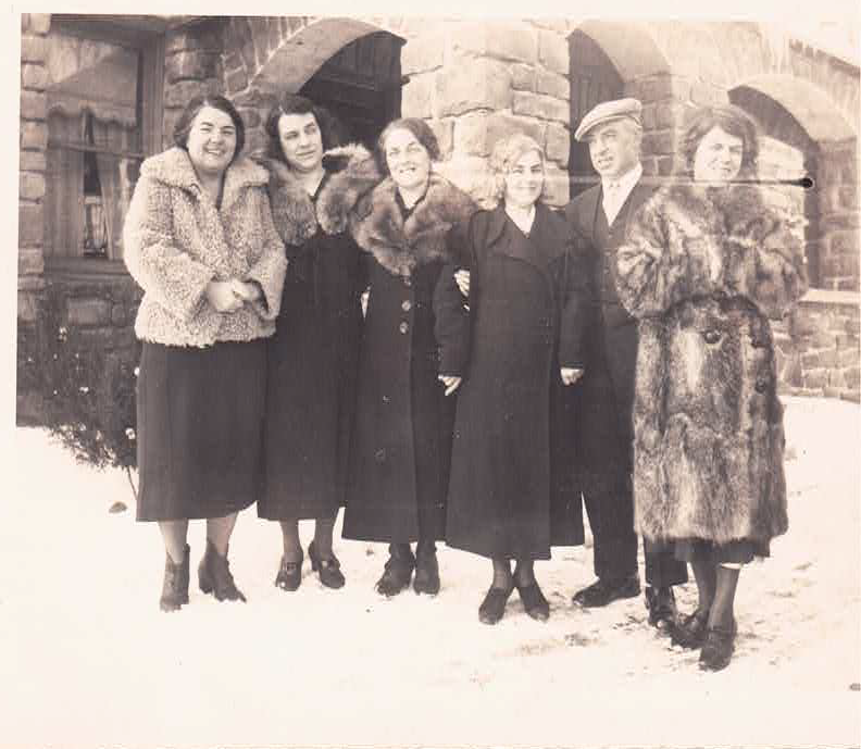 Historic photo of the limestone cottage