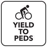 Yield to pedestrians