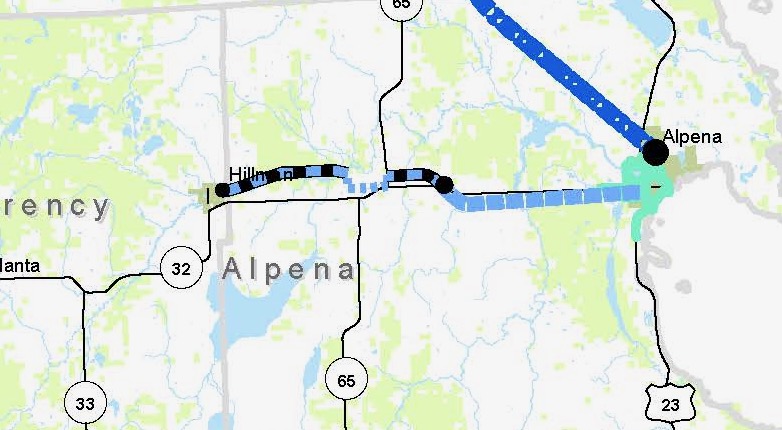 Alpena to Hillman Trail